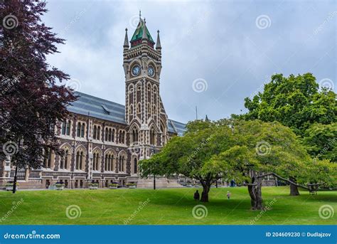 Dunedin New Zealand January 25 2020 Historical Building In The