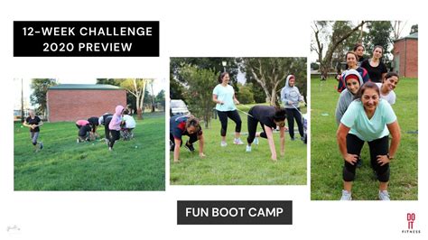 12 Week Fitness Challenge Boot Camp Preview Youtube