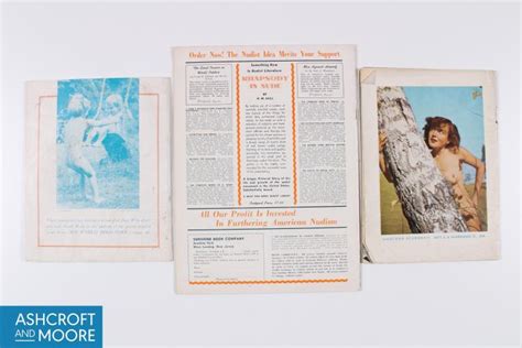 Sold Price Vintage Naturist Magazines September AM EDT