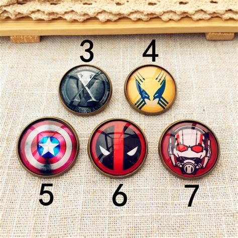 Super Hero Pin Button Superhero Badge Button Pin 25mm 1 Etsy