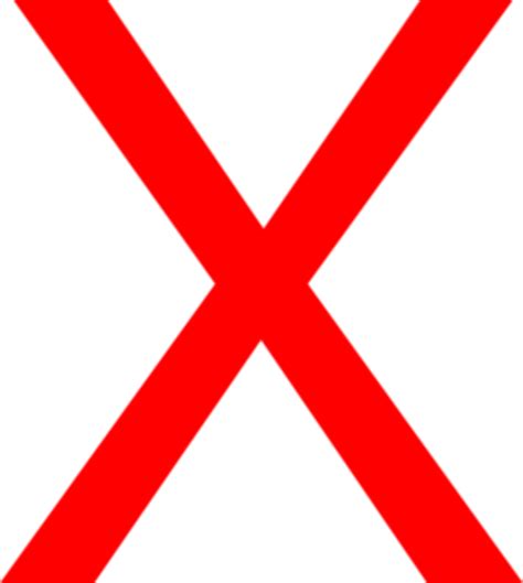 Download High Quality red x transparent vector Transparent PNG Images png image
