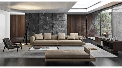 意大利奢侈家具品牌minotti推出了其新的前卫沙发 Connery座椅系统建筑文摘印度 雷竞技rebet