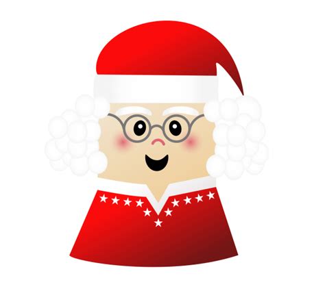 Cute Mrs Claus Cartoon Free Stock Photo Public Domain Pictures