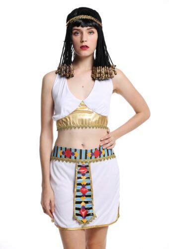 kostüm damen frauen karneval Ägypterin kleopatra cleopatra pharaonin weiß m ebay