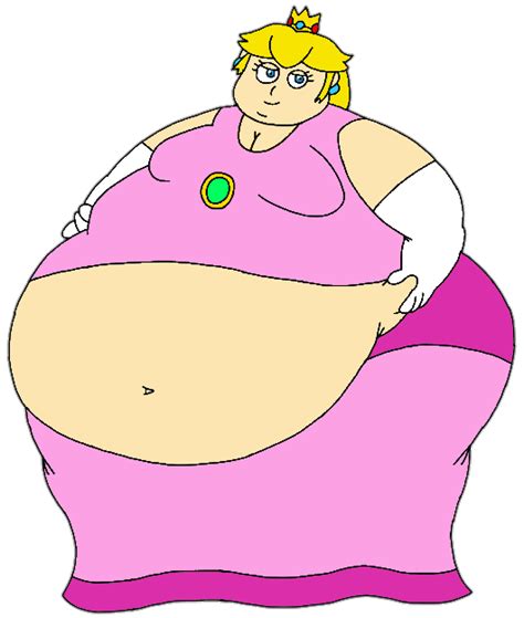Fat Princess Peach By Fatgirlandboydraws On Deviantart