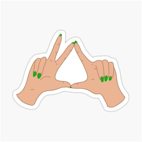 Kappa Hand Sign Light Sticker For Sale By Alexlwhite21 Redbubble
