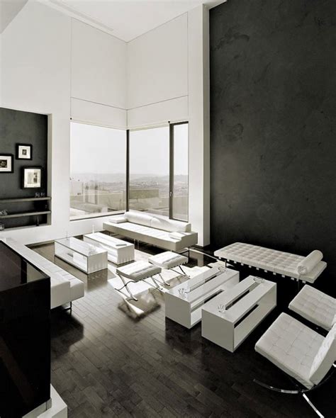 20 Wonderful Black And White Contemporary Living Room Designs