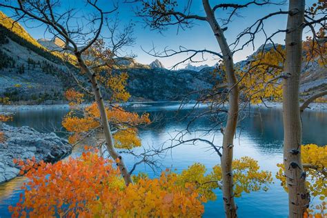 584777 Landscape Photography Nature Forest Fall River Calm Waters