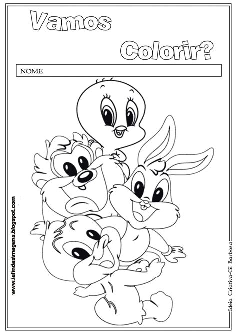 Baby Looney Tunes Para Colorir Coloring City