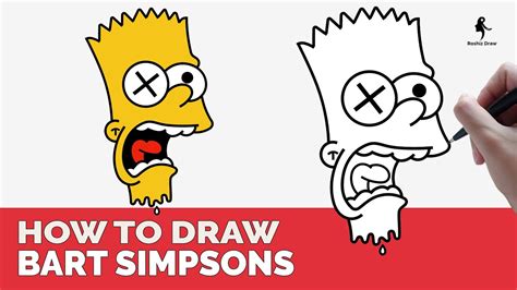 How To Draw Bart Simpsons Easy Youtube