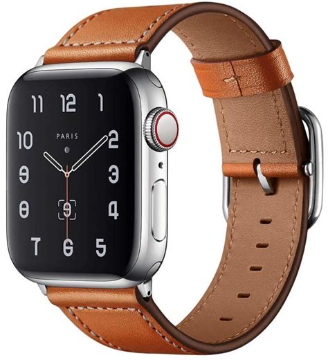 For apple watch iwatch bands series 6/se/5/4/3 38 40 42mm 44mm adjustable braided solo loop stretchable elastics sport wristband. Guide to the Best Leather Apple Watch Bands in 2020