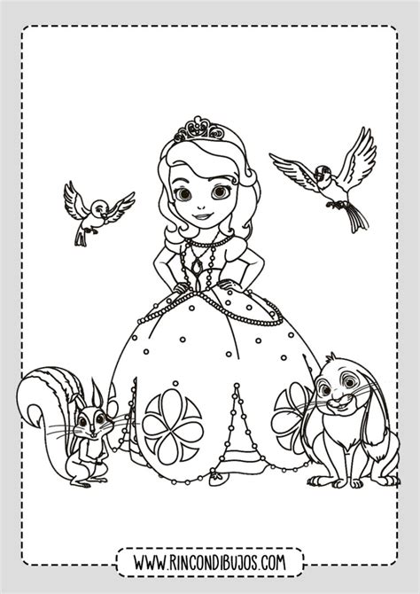 Dibujos De La Princesa Sof A Para Colorear Imprimir Y Colorear