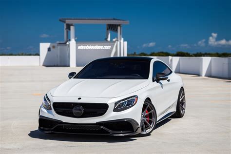 Mercedes S63 Amg On Hre P204 W Full Brabus Kit And Akrapovic Exhaust
