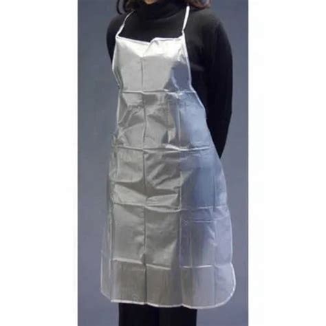 White Plain Disposable Plastic Aprons For Safety And Protection Size Medium At Rs 8piece In Delhi