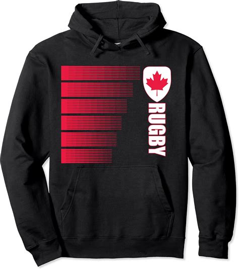Canada Rugby Jersey Canadian Rugby 2 Sided Pullover Hoodie