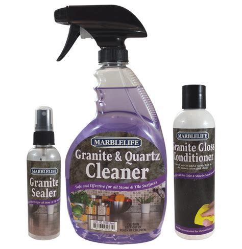 Use once or twice a day, there's no need to rinse your face after. Granite Countertop Seal, Clean and Care Kit by ...