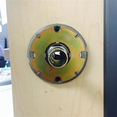 Towel rails need to heat the glue with the hairdryer and a simple passage door lock is bypassed easily, it is low security. How do I remove a keyless Schlage door knob ...