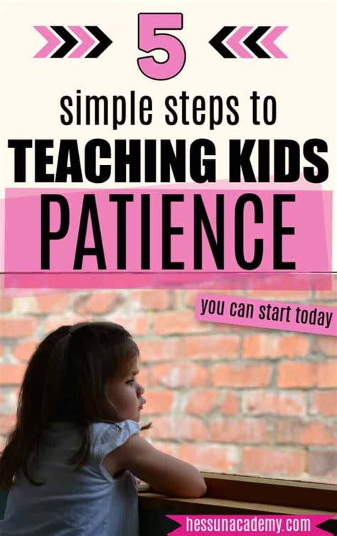 5 Strategies To Teaching Kids Patience Teaching Kids Learning