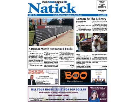 Natick October 2022 Natick Local Town Pages
