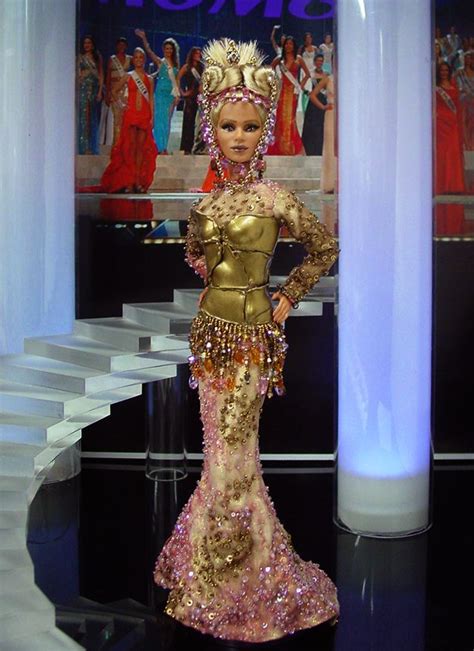 Miss United Arab Emirates 2012 Barbie Gowns Doll Dress Barbie Miss