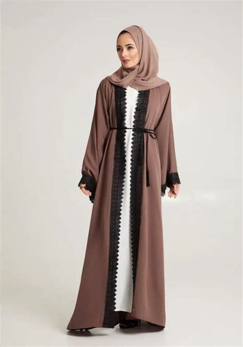 On Sale New Muslim Abaya Islamic Women Long Sleeve Lace Long Dress