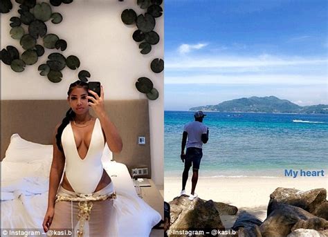 Usain Bolt Enjoys Boat Trip With His Stunning Girlfriend Kasi Bennett As They Vacation In