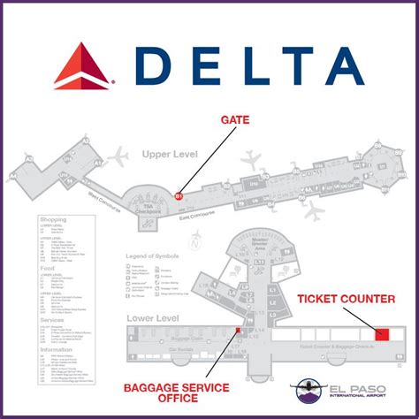 Delta Atlanta Airport Map Terminal S Cvg Airport Map Delta Terminal
