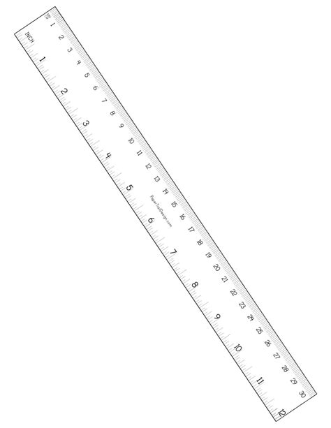 Printable Paper Ruler Customize And Print