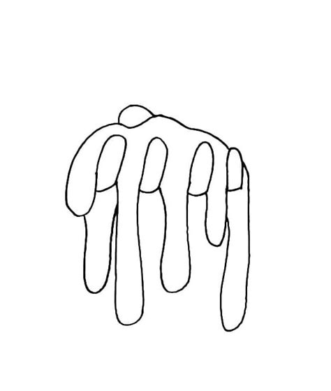 Hand With Slime Coloring Page Free Printable Coloring Pages For Kids