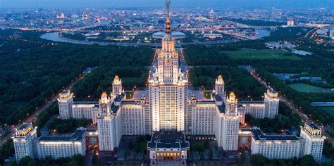 Moscow State University Main Building Moscow Russia The Best Designs