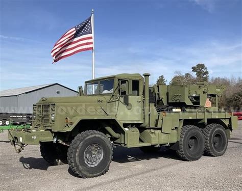 1990 Am General M936a2 5 Ton 6x6 Military Wrecker Truck W Crane