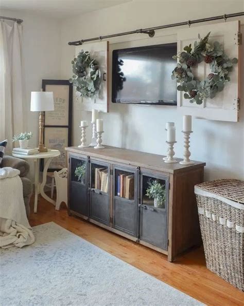 68 Best Diy Farmhouse Tv Stand Design Ideas And Decor 2019 16 Winter