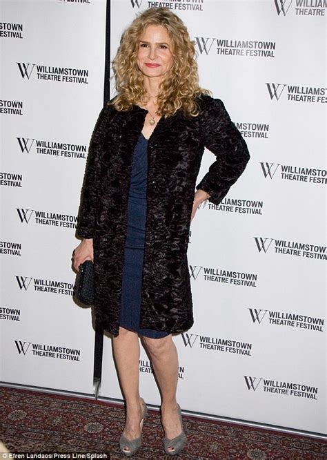 kyra sedgwick looks radiant as she attends theatre benefit in new york daily mail online