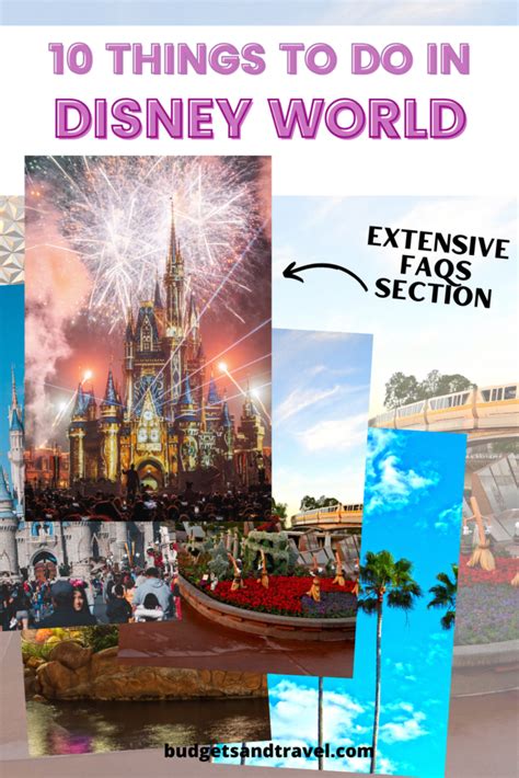 Top 10 Things To Do In Disney World Budgets And Travel