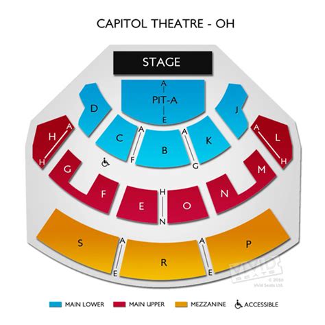 Capitol Theatre Columbus Seating Chart Vivid Seats