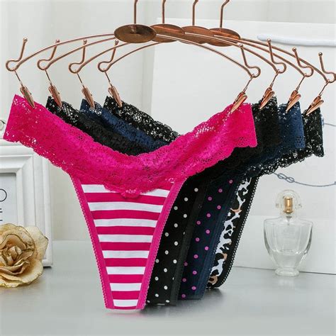 2021 Designer Sexy Cotton Panties Womens Low Waist Briefs Striped Wave Point Underwear Lace