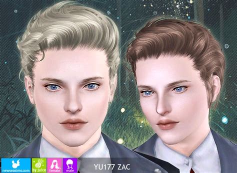 Https://tommynaija.com/hairstyle/combed Back Hairstyle Yu177 Converted To Sims 4
