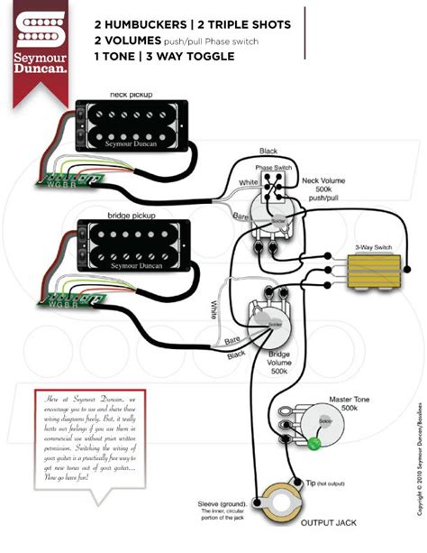I have had this diagram for years, and i have kept it on file for the instance i need to correct a poorly wired firebird or les paul black beauty Seymour Duncan Humbucker 3 Way Switch Wiring Diagram - Complete Wiring Schemas