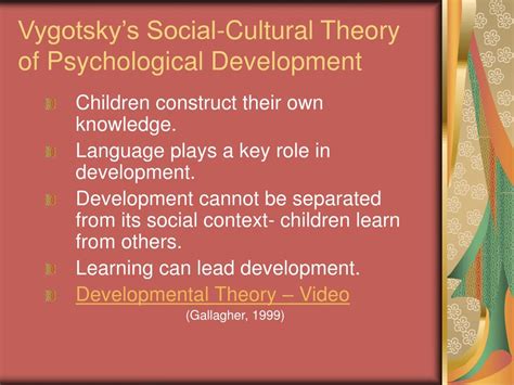 Ppt Vygotsky S Social Development Theory Powerpoint Presentation Riset