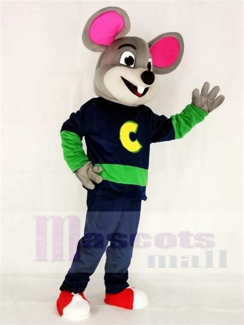 New Version Chuck E Cheese Fast Food Promotion Mascot Costume