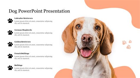 Explore Now Dog Powerpoint Presentation Template Slide