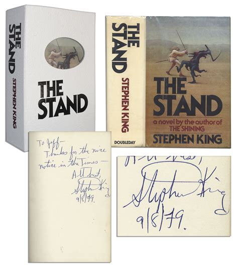 Lot Detail Stephen King First Edition The Stand Signed From 1979