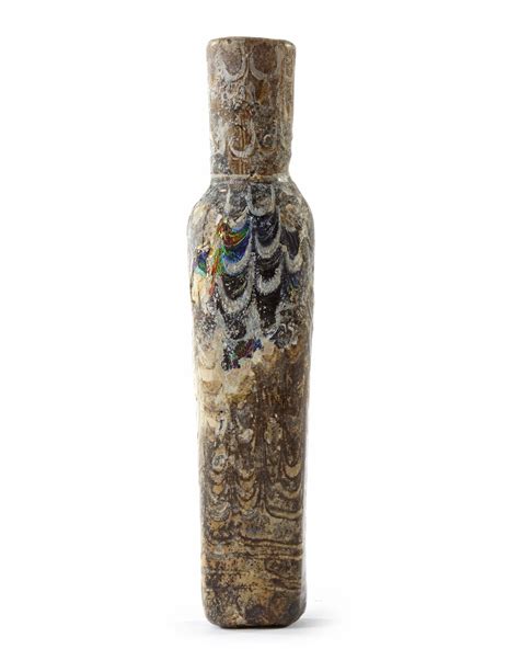 An Early Islamic Glass Bottle Egypt Or Syria 7th 8th Century Oaa