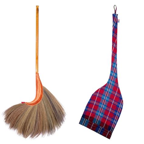 Brooms Flower Soft Grass Broom Witch Broom Bamboo Stick Handle Etsy