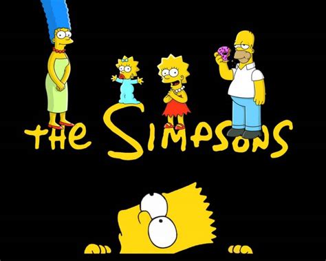 Tv Show The Simpsons Bart Simpson Homer Simpson Maggie Simpson Marge