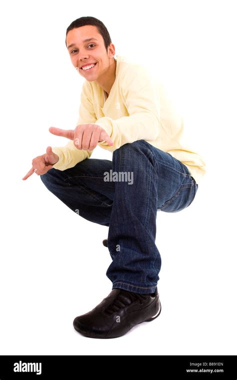 Young Men In A Surf Pose With Hang Loose Hands Selective Focus Stock