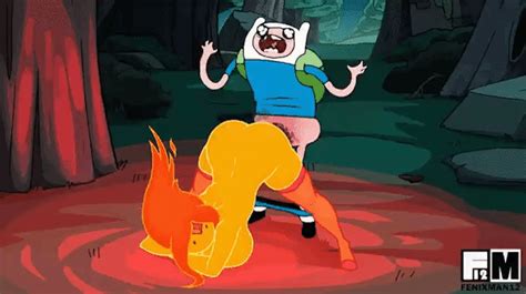 Post 5660627 Adventure Time Animated Fenixman12 Finn The Human Flame Princess