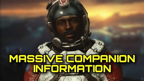 Starfield Companion Update Who Will Be Companions How Will The New