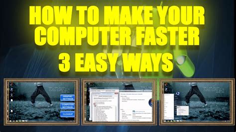 How To Make Your Computer Faster Windows 7 3 Easy Ways To Increase