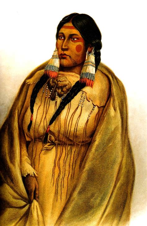 Paintings Reproductions Woman Of The Cree Tribe 1833 By Karl Bodmer